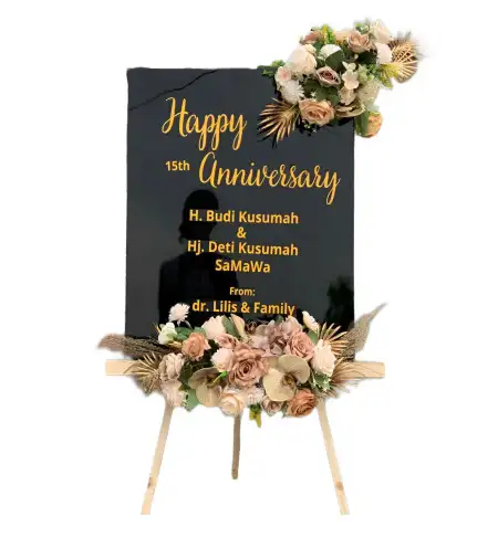 Papan Bunga Akrilik Pancanegara